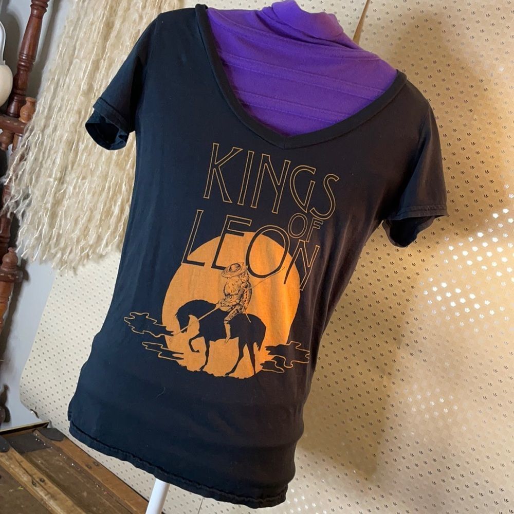 Kings of leons, Gaphic Band tee, Black